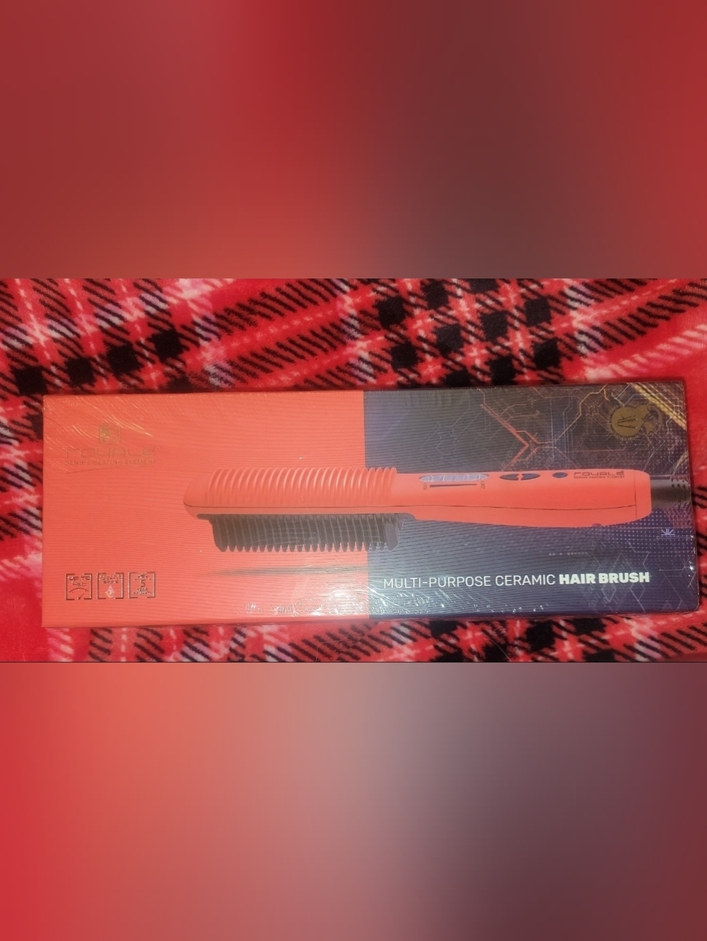 ROYALE multi-purpose ceramic luxury hair brush unisex